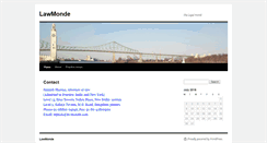 Desktop Screenshot of lawmonde.com